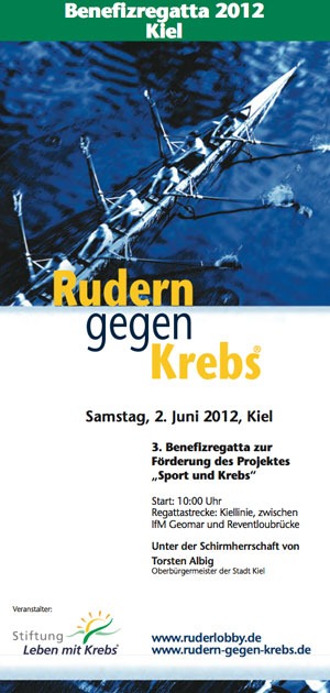 Rudern gegen Krebs 2012 in Kiel