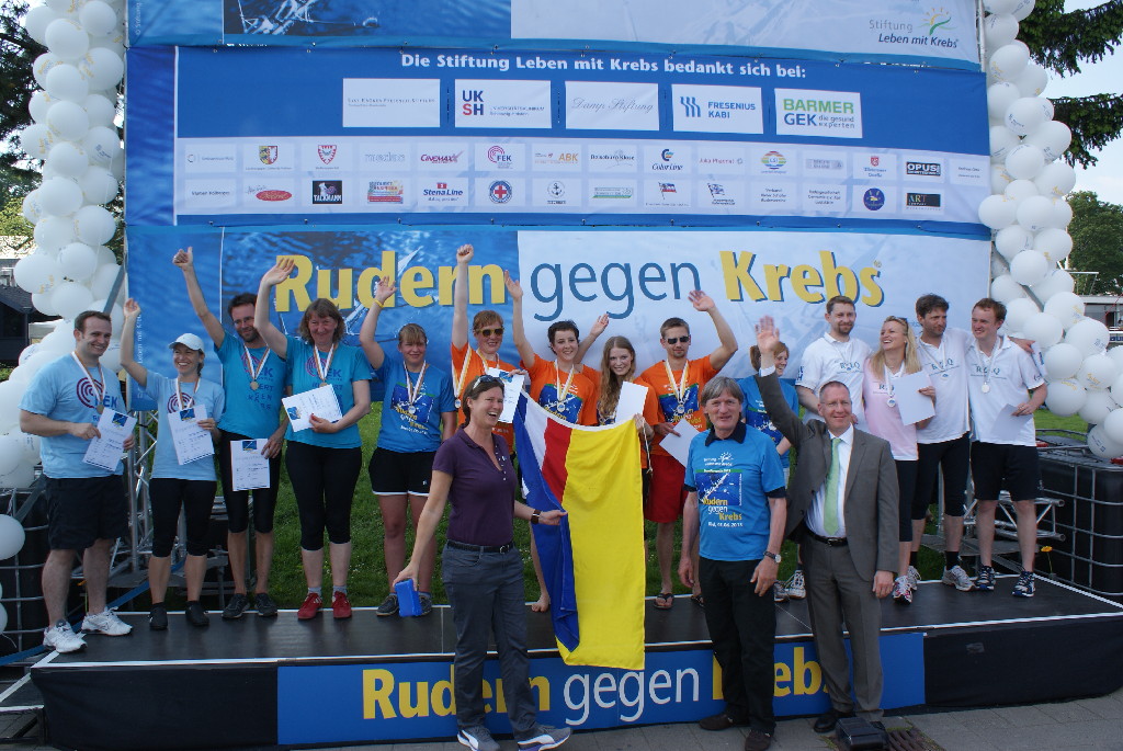 Rudern gegen Krebs in Kiel am 1. Juni 2013