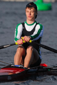 Nach überstandener Verletzung bestritt Nils Rothhardt seine erste Regatta.