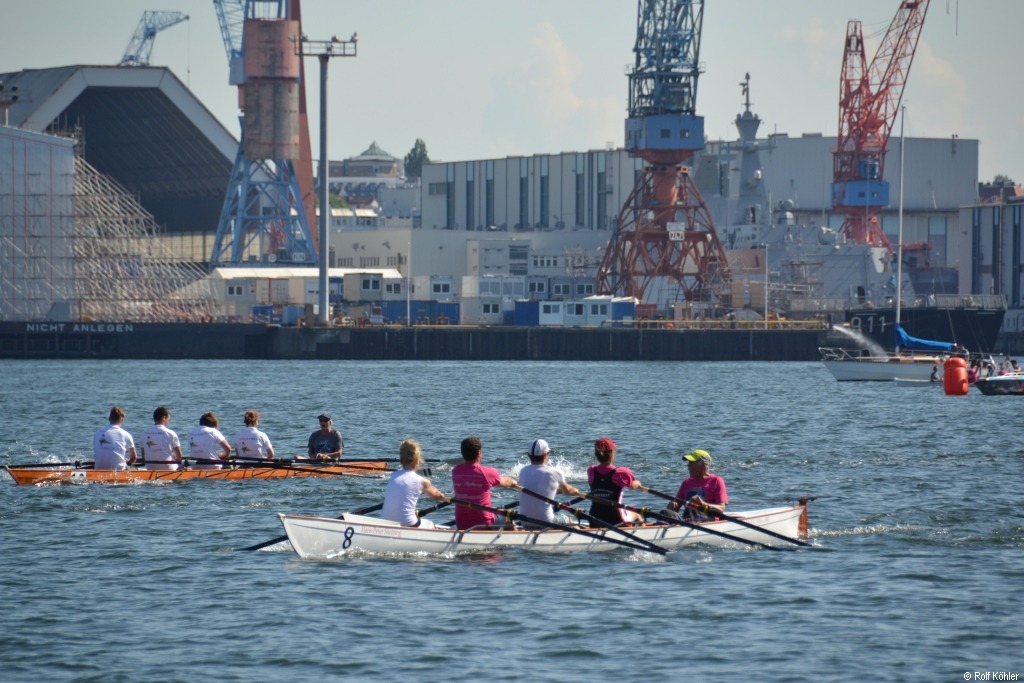 Rudern auf der Kieler Förde