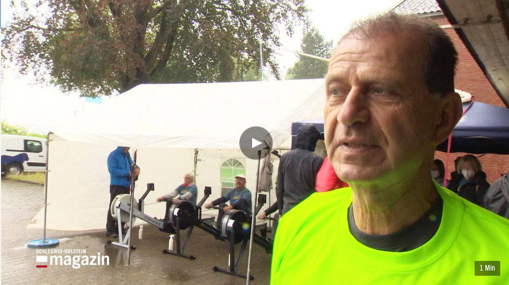 Rudern gegen Krebs - dieses Mal auf dem Ergometer